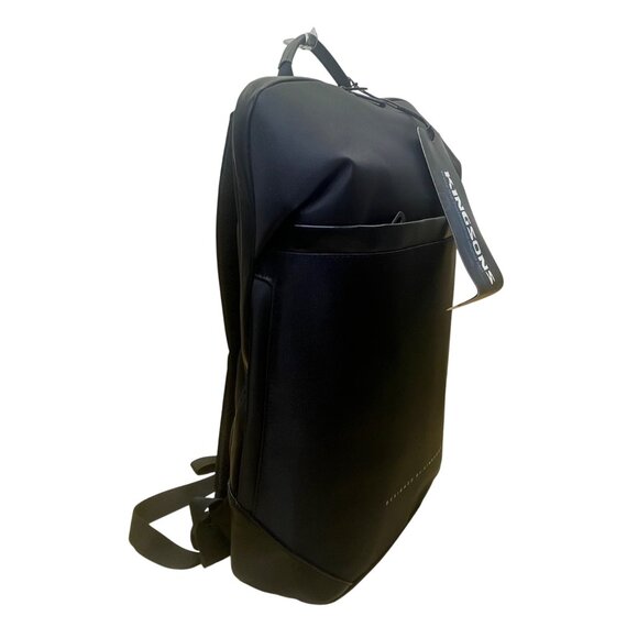 Kingsons Men’s Black Nylon With USB Charging Port Stylish Design Laptop Backpack - Picture 2 of 13